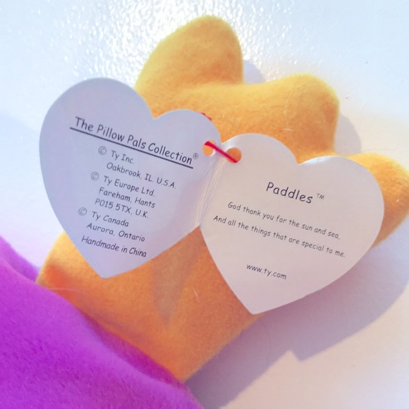 TY Paddles Pillow Pal Collection - Picture 4 of 4